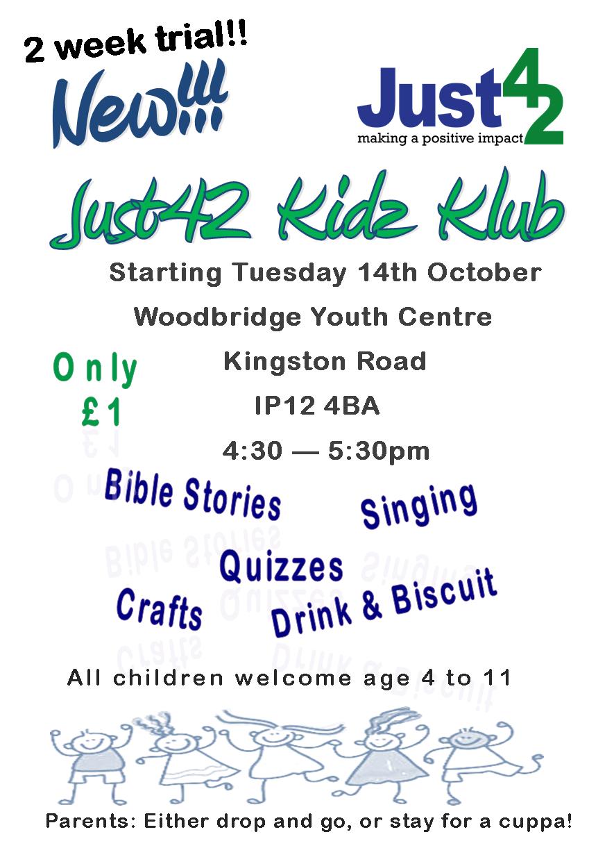 j42 kids club poster - new date